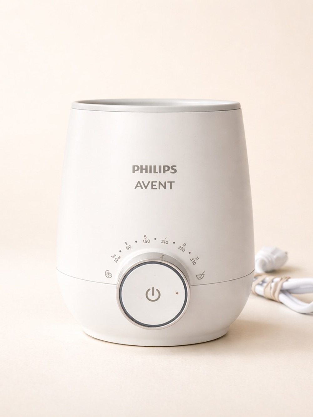 Philips Avent White Bottle Warmer - Compact Electric Baby Bottle Warmer